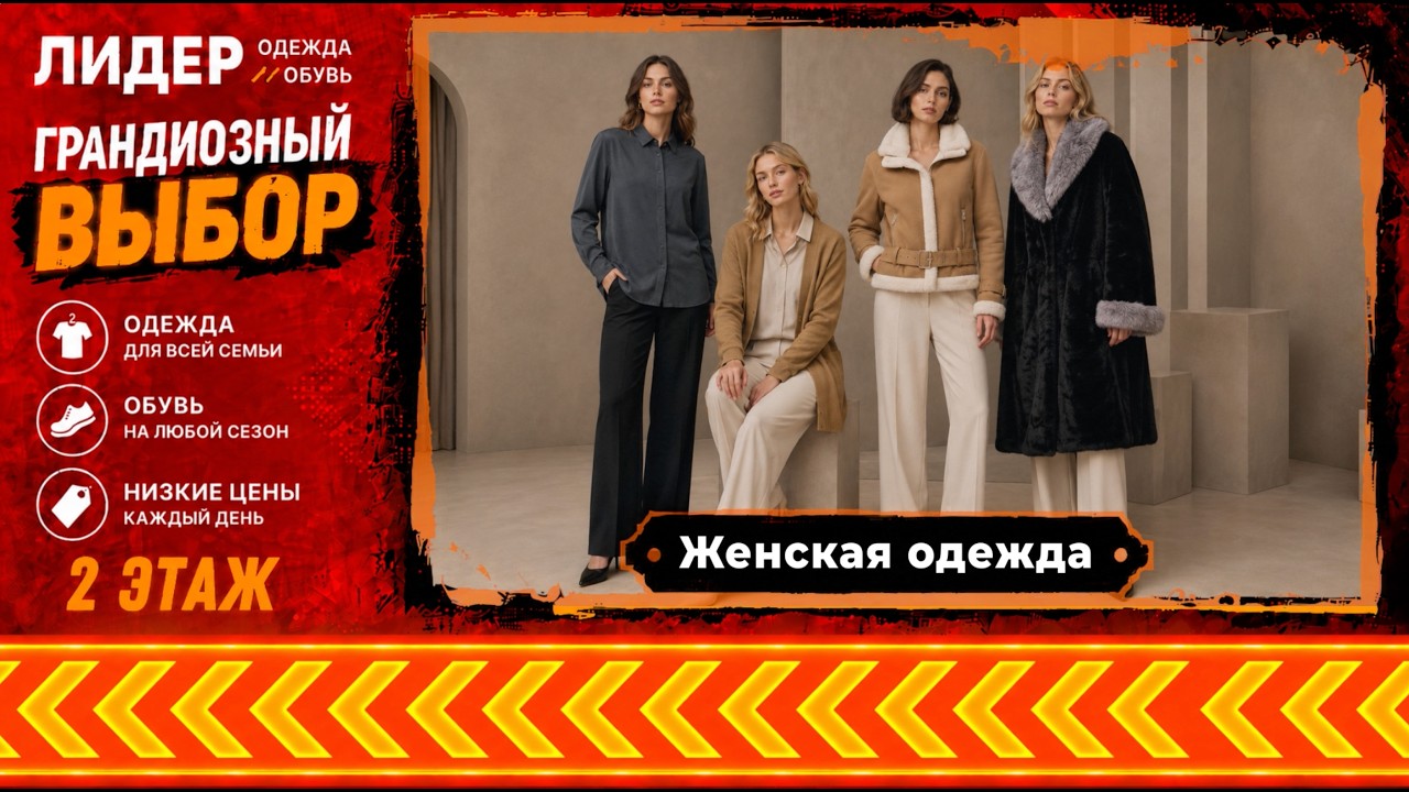 Магазин одежды Лидер г. Москва