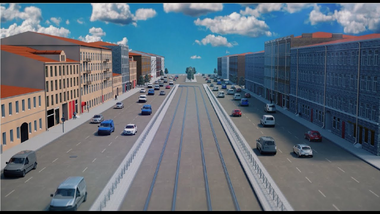 3D визуализация газового оборудования на улице Питера от компании Газ Тел
